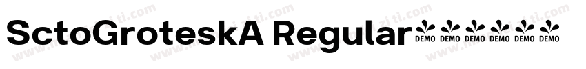 SctoGroteskA Regular字体转换